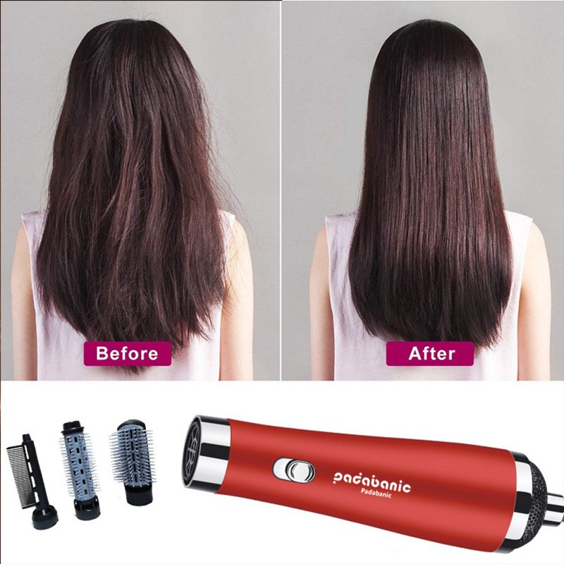 Máy Sấy Tóc Tạo Kiểu Đa Năng 4 IN 1 Uốn Duỗi Sấy Tạo Bồng Uốn Cụp Chuẩn Salon- Bảo Hành 12 Tháng