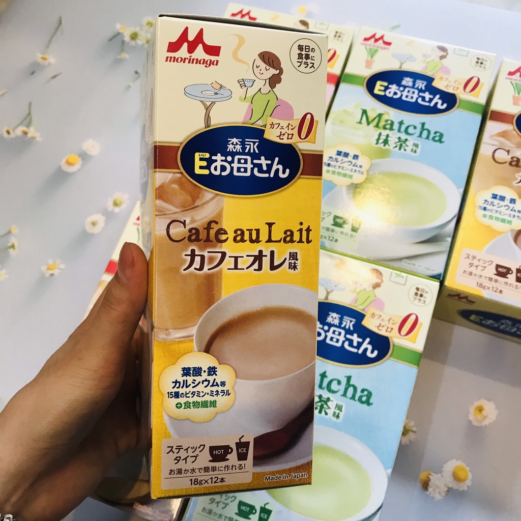 [Date 2023] [Freeship extra] Sữa bầu Morinaga vị trà xanh/ trà sữa/ cafe