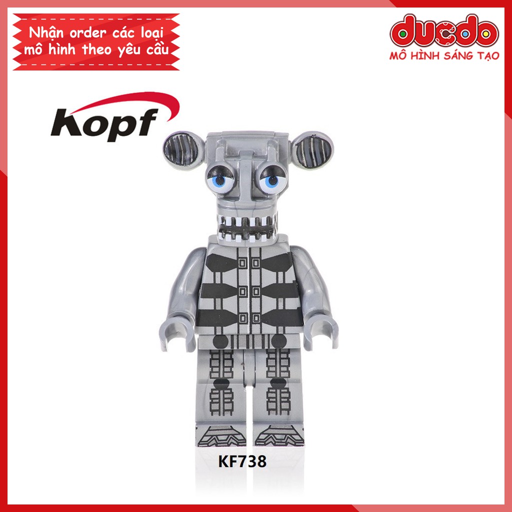 Minifigures các nhân vật trong game Five Nights at Freddy's - Đồ Chơi Lắp Ghép Xếp Hình Mini Mô hình Kopf KF 6071