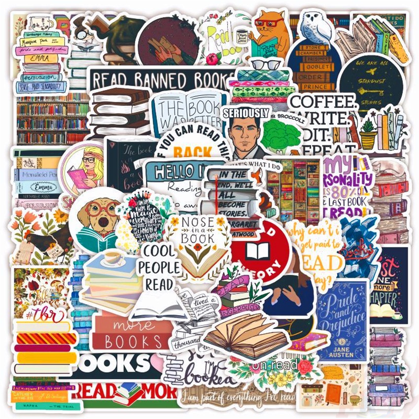 Bộ 100 Cái/Bộ ❉ Hình Dán Slang Series B Vui Nhộn Đọc Sách ❉ Miếng Dán Trang Trí Vali Laptop Ván Trượt DIY Thời Trang