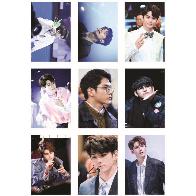 Lomo card 99 ảnh thành viên WANNA ONE - ONG SEONG WOO New T11