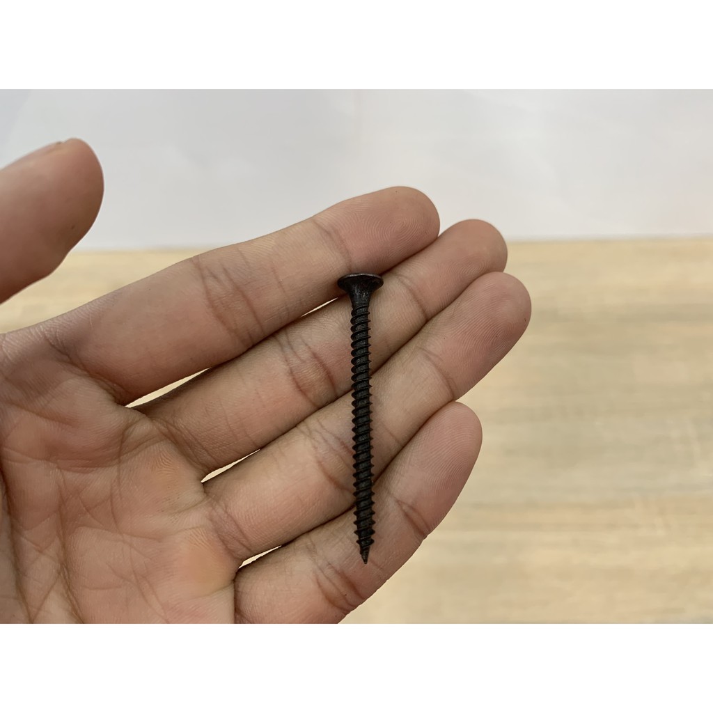100 gram vít đen thạch cao, vít gỗ các cỡ 1.5cm, 2cm, 2.5cm, 3cm, 4cm, 5cm (thân 3.5mm) - Điện nước gia dụng Hoàng Kim