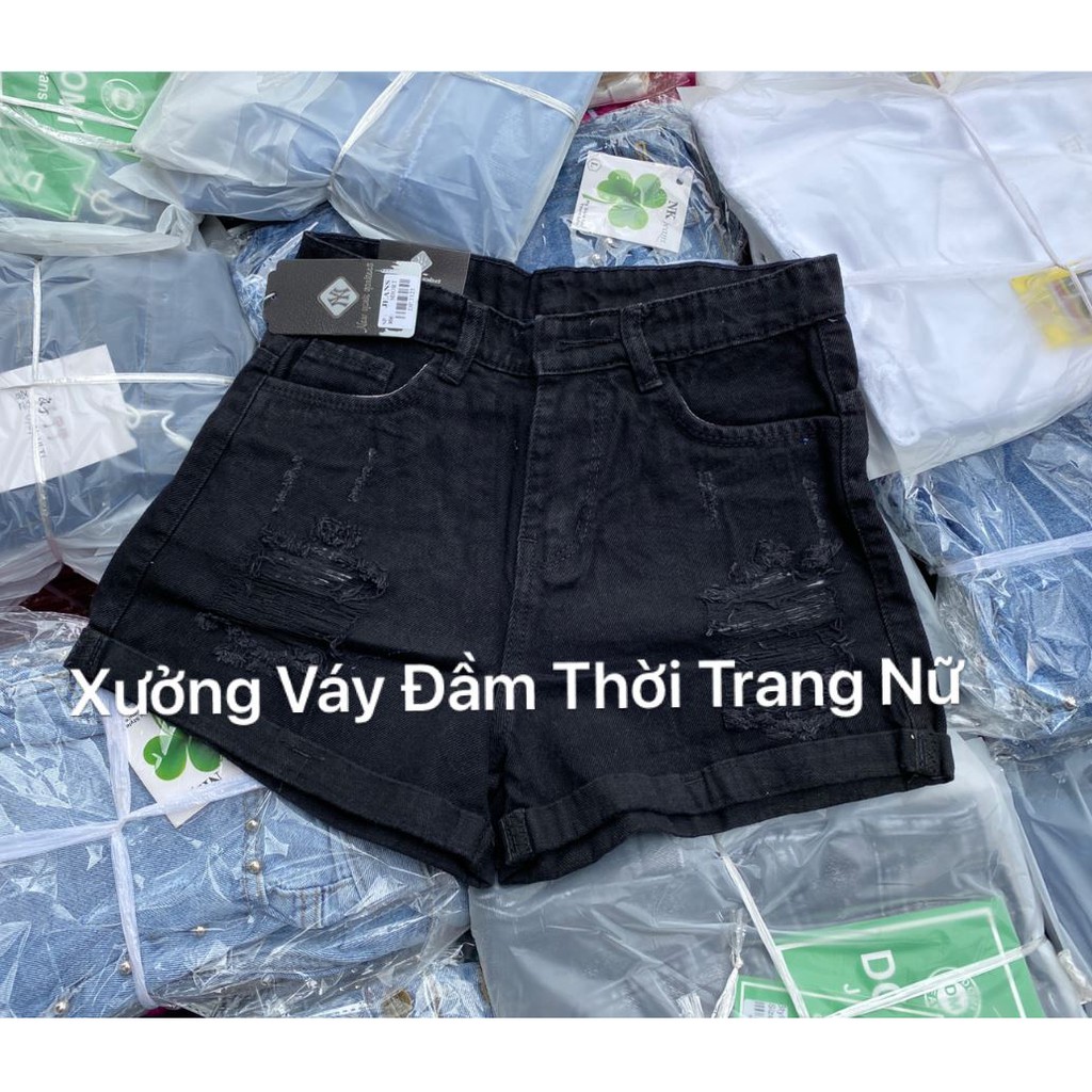 ✅Ảnh thật 100% ✅ 🎯🎯Quần short ulzzang nữ đẹp🍁soóc bò rách kiểu dáng hàn quốc cạp lưng cao🍁