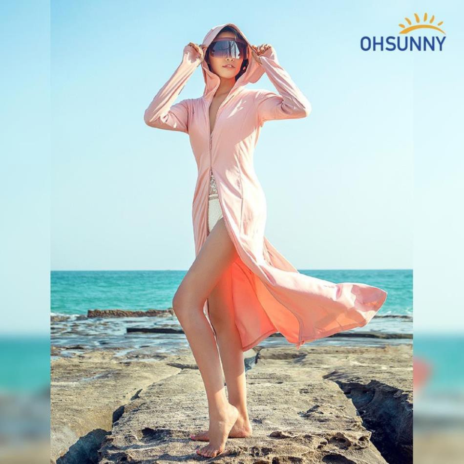 Áo Chống Nắng Nữ Toàn Thân OHSUNNY Longform Extra UPF50+++ SLTW1M036F * '
