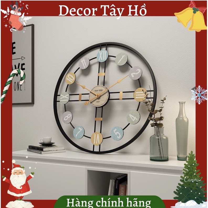 [ Hàng sẵn ] Đồng hồ treo tường Royal Time Hiện Đại, Giá Xưởng, Đường Kính D52- Bảo Hàng 12 Tháng