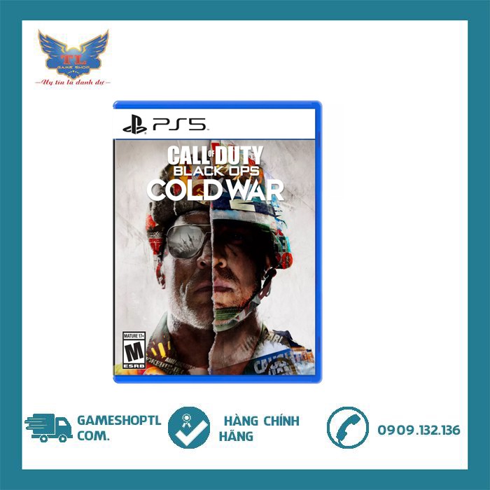 Đĩa Game PS5 Call of Duty: Black Ops Cold War Nguyên Seal