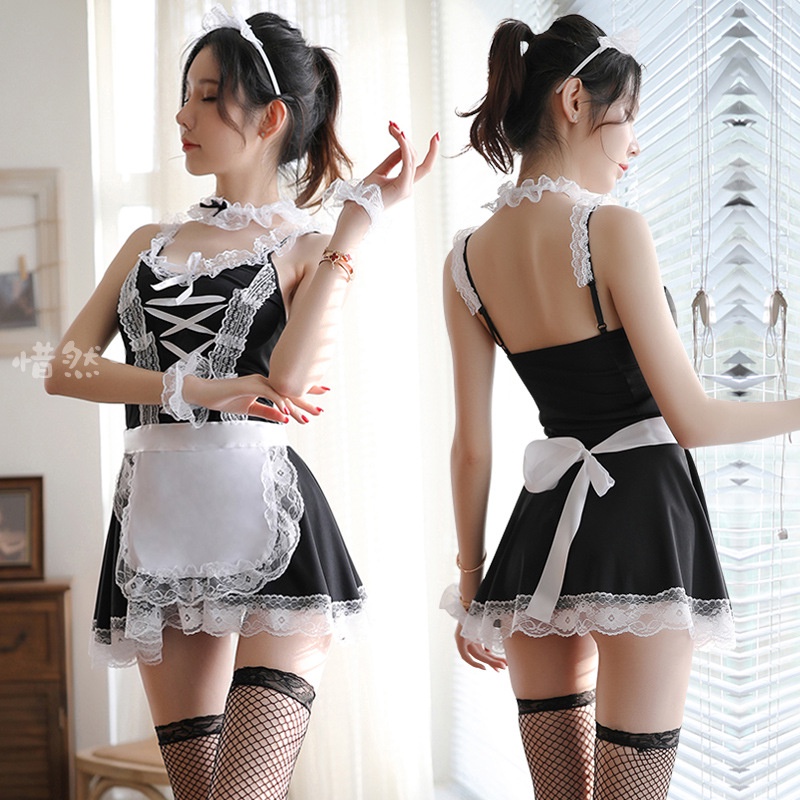 [Che tên] Cosplay váy ngủ cô hầu gái ngây thơ quyến rũ CP009