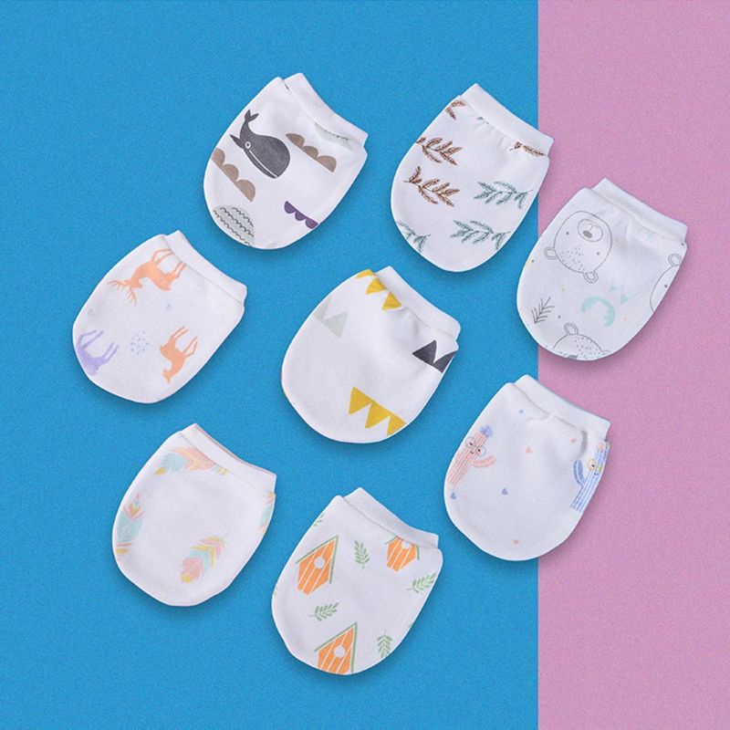 Bộ 2 Đôi Găng Tay Cotton Mềm Mại Dễ Thương