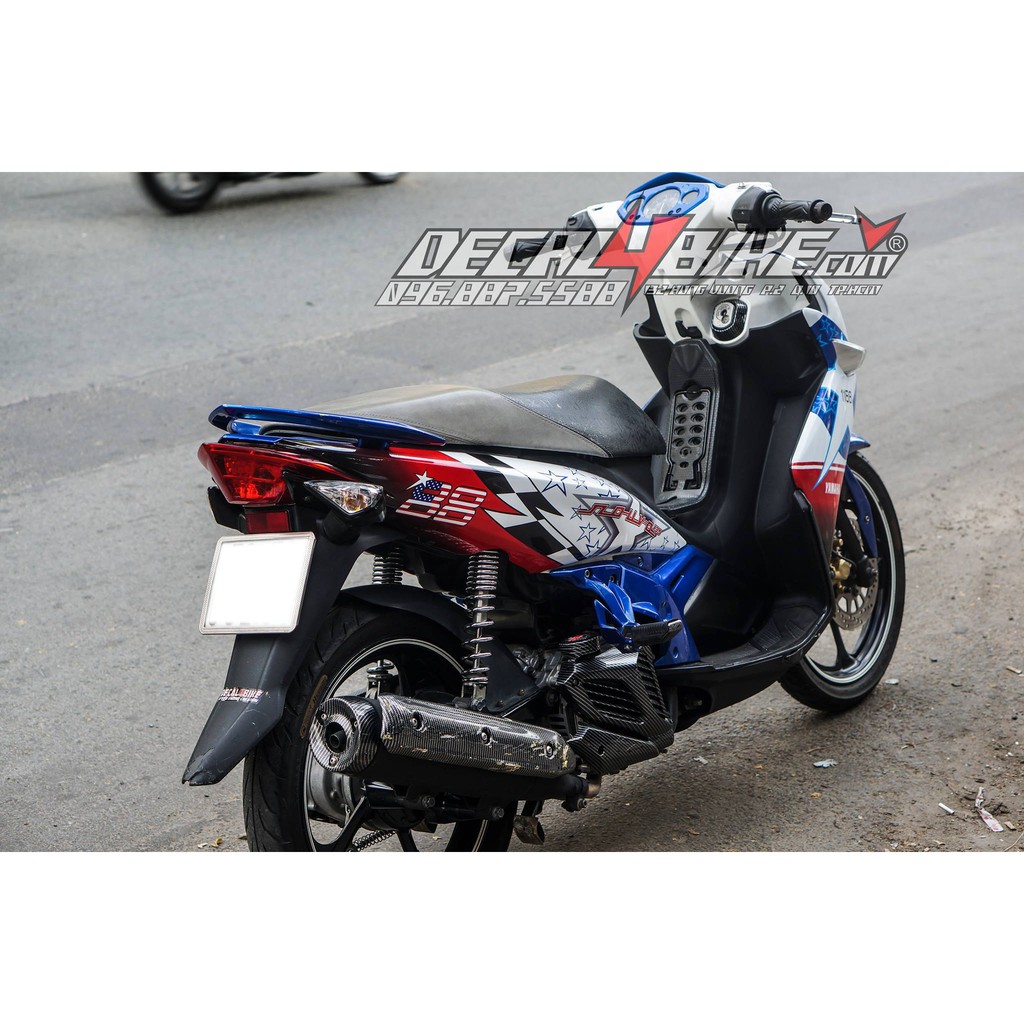 Tem trùm xe NOUVO LX NICKY HAYDEN