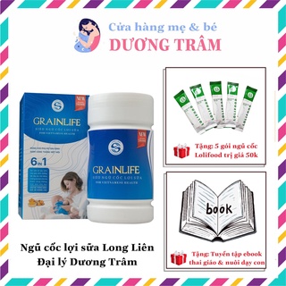[MUA 1 TẶNG 5]  Ngũ cốc lợi sữa Grainlife 6in1 Lolifood Long Liên hữu cơ 100% sữa về nhiều giàu dinh dưỡng bé phát triển