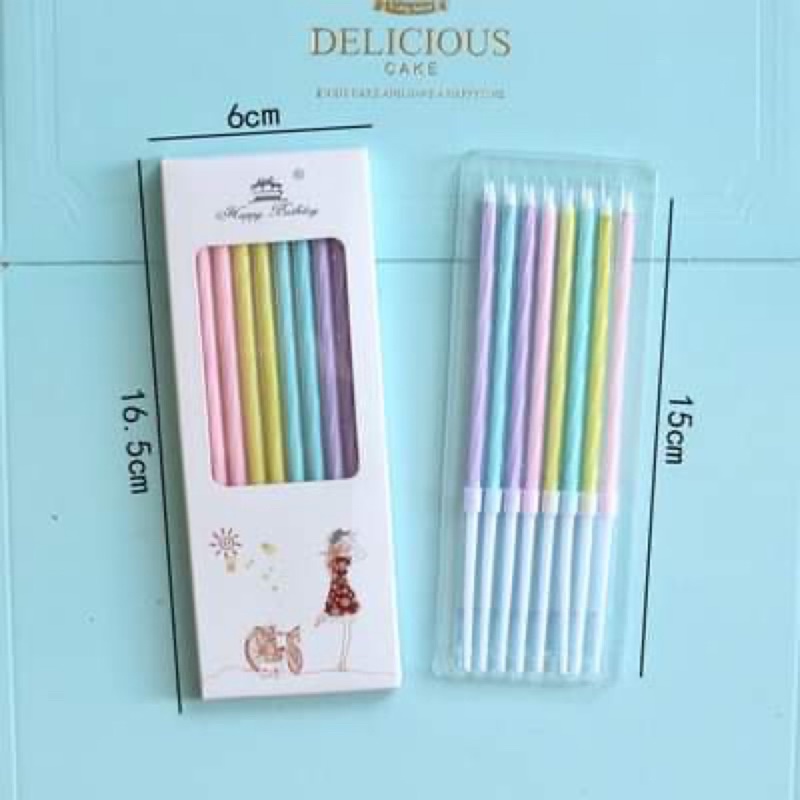 Hộp Nến Happy Birthday cao 15cm