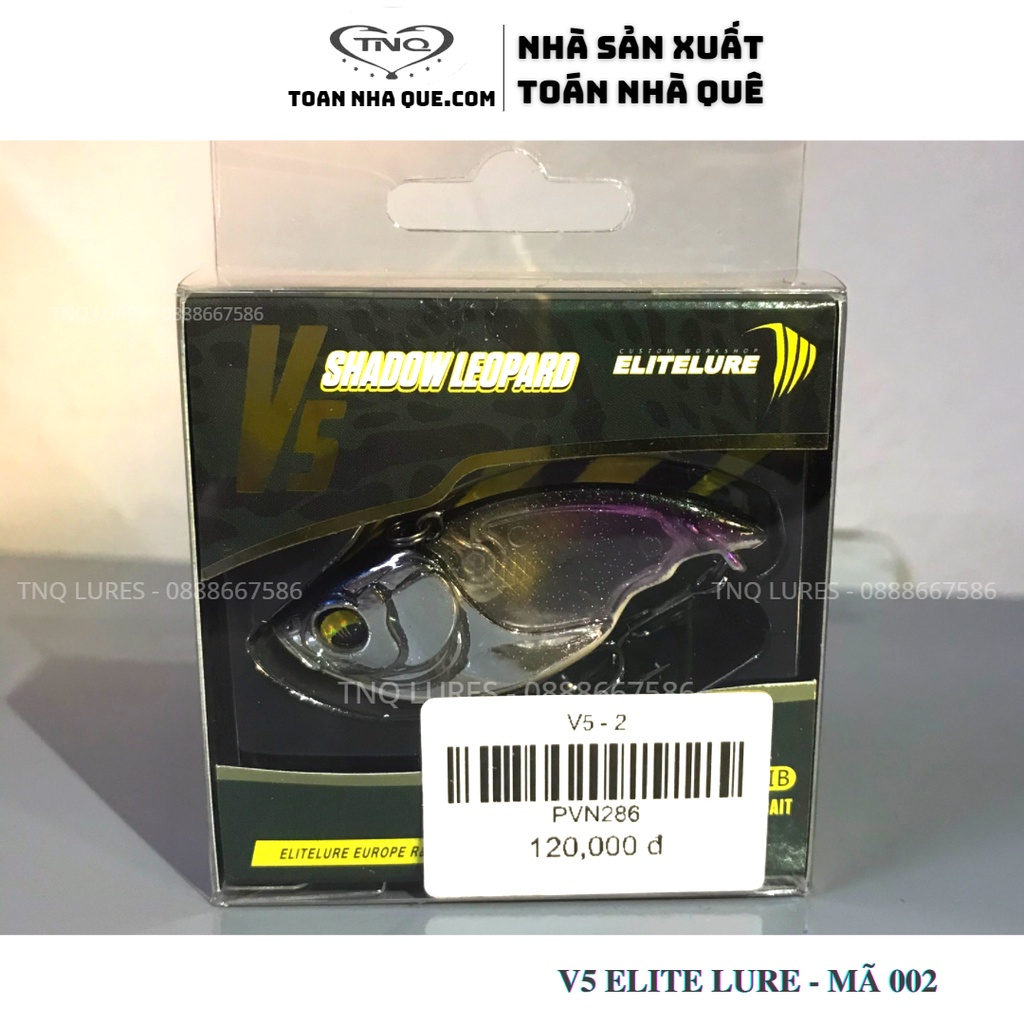 Mồi lure cá lóc V5 ELITE LURE - TNQ Toán nhà quê