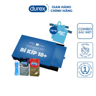 Bộ sản phẩm Durex phiên bản đặc biệt trên Shopee (1 bao cao su Performa 12 bao, 1 Fetherlite 12 bao, 1 gel 50ml)