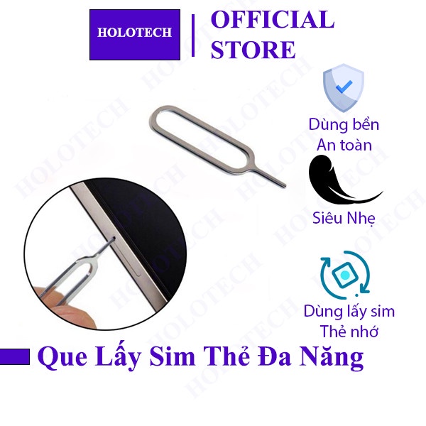 Que chọc sim đa năng dùng để lấy sim thẻ điện thoại máy tính bảng làm bằng Inox siêu bền