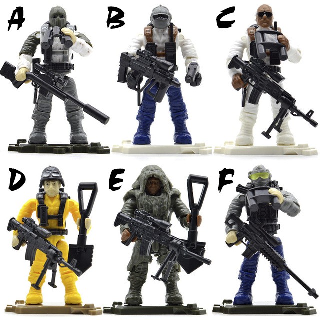 Bộ đồ chơi lắp ráp lính quân sự cảnh sát hiện đại Call of Duty MEGA BLOKS - LEGO - COBI