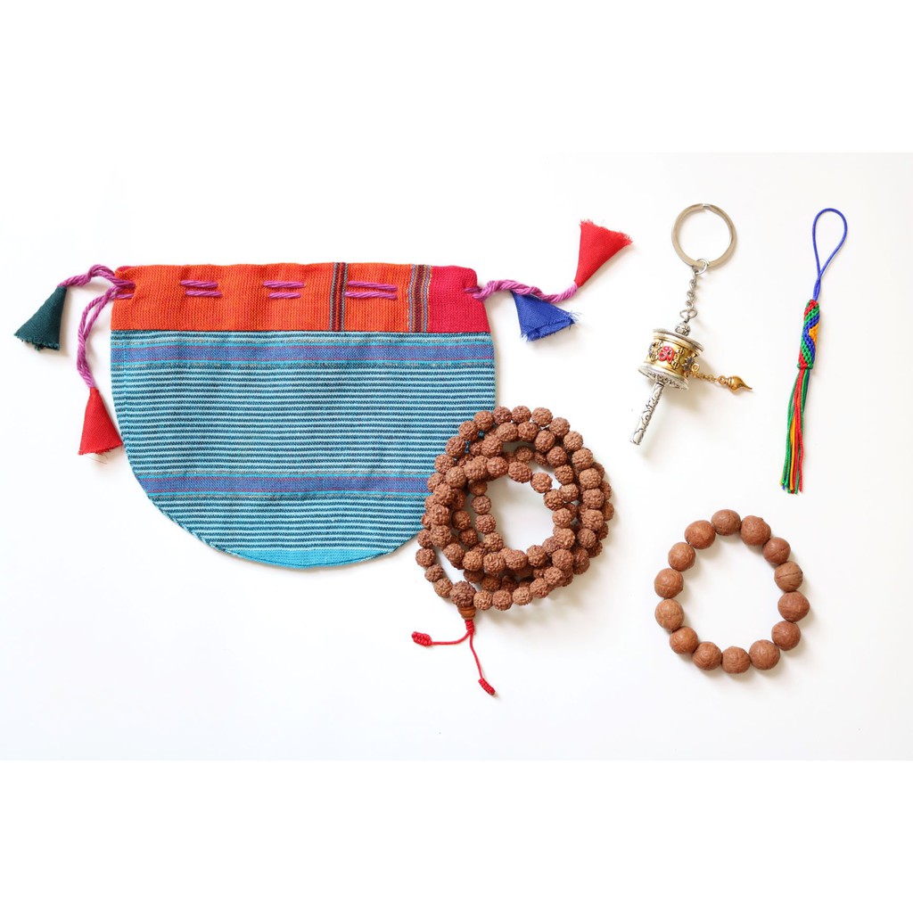 Túi rút vải truyền thống Nepal - Nepali Handmade Gift Packing