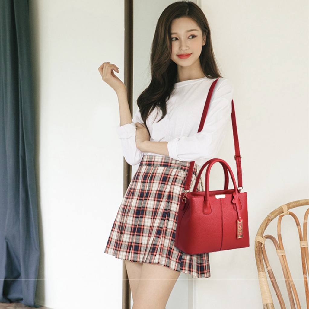 Túi Xách Da Pu Thời Trang Thanh Lịch Cho Phụ Nữ Trung Niên 2022