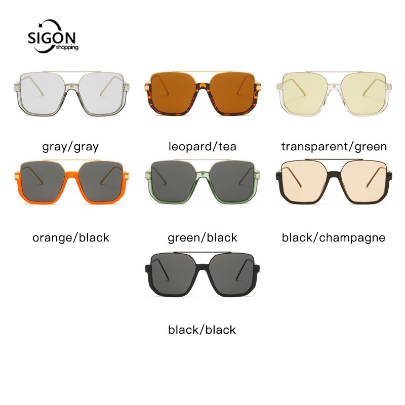 Kính Mát Gọng Lớn Chống Tia Cực Tím Thời Trang Cho Cả Nam Và Nữ