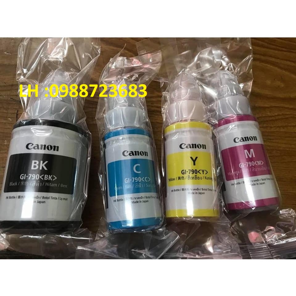 Mực đổ cho máy in Canon G1000 G1010 G2000 G2010 G3000 G3010 hàng nhập khẩu