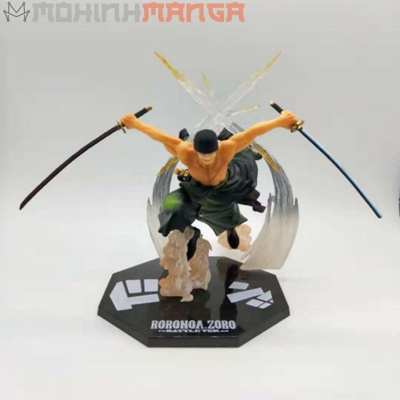 [CÓ QUÀ] Mô hình Zoro Roronoa Zoro Battle Ver 2 Thợ săn hải tặc Đảo hải tặc Figure One Piece băng Mũ Rơm (bạn của Luffy)