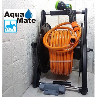 Bộ Vòi Tưới Cây Rữa Xe 8 Kiểu Tia Phun 25 Mét AQUAMATE MHR-425 TAIWAN
