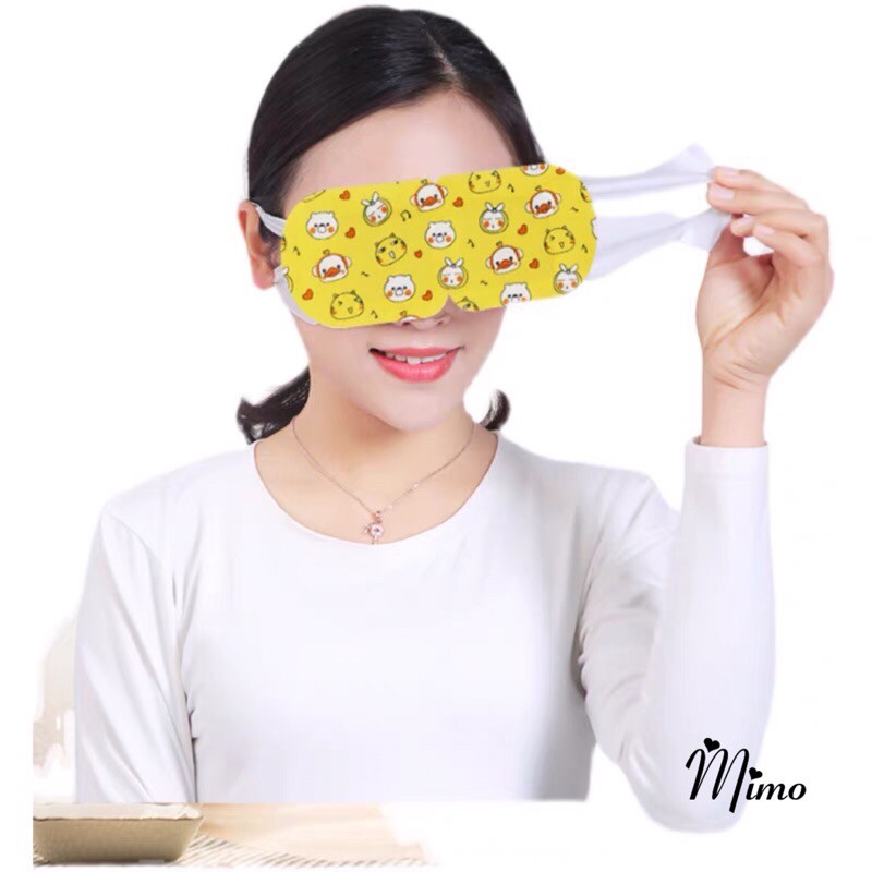 Bịt mắt Ngủ Chống mỏi mắt giúp thư giãn cho mắt giảm stress, miếng chườm mắt hơi nước Sưởi Ấm Mắt khi ngủ hiệu quả