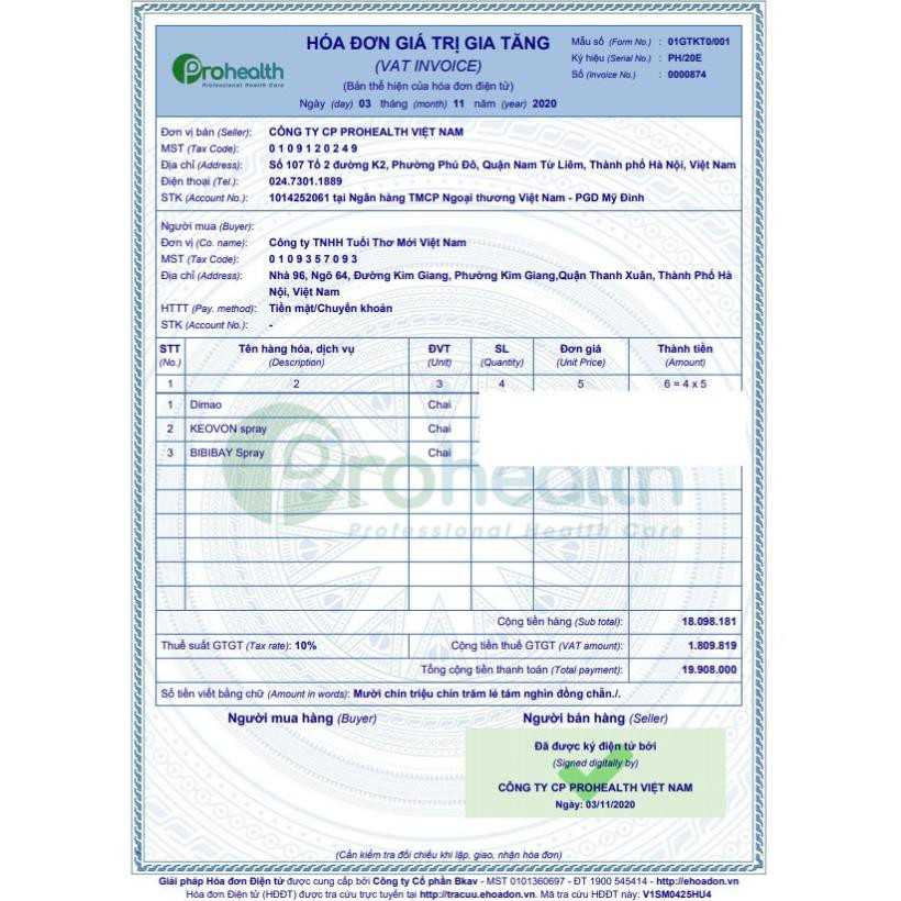 [Giá Gốc] DIMAO VITAMIN D3 400 IU Dạng Xịt [Nhập Khẩu Châu Âu Chính Hãng - Cam Kết Date Xa]