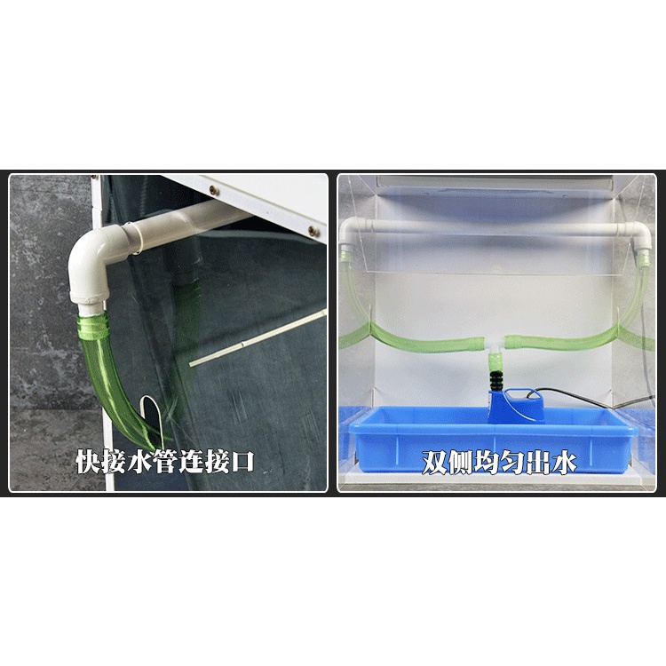 Hộp hút mùi sơn thác rèm nước cho mô hình 80W - Water spray box CorMake 2.0 (inbox trước)