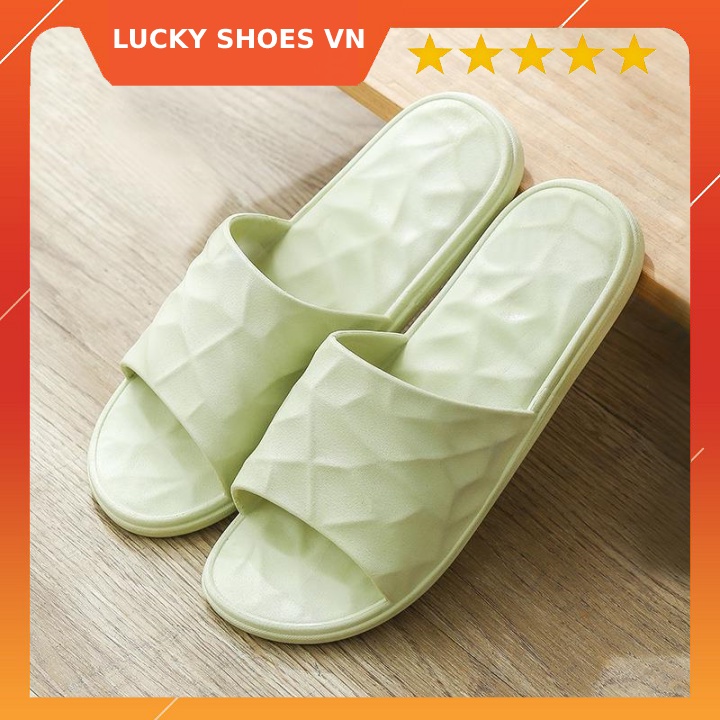 Dép Nhà Tắm Chống Trơn Trượt Đi Trong Nhà [H33X] Dép Nhẹ Siêu Rẻ- Lucky Shoes VN