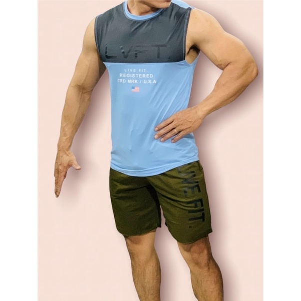 [sale sốc] áo tanktop thể thao nam LIVEFIT,áo sát nách nam.