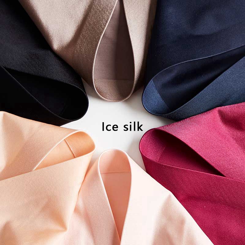 AOFEIQIKE Sports Ice Silk Thong Women Seamless Underwear Yoga Sexy G-string Light Sexy Comfortable and Elastic Fine Nylon Fabric M-3XL