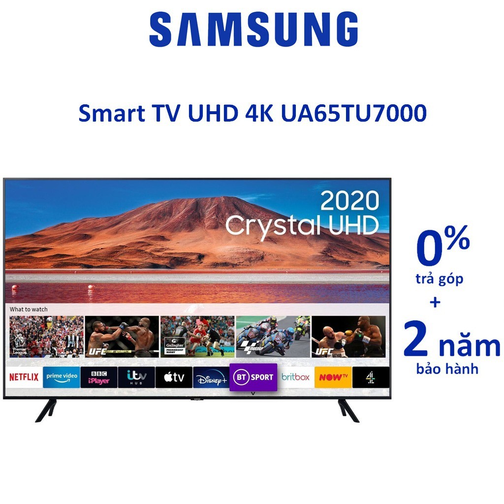 Tivi Samsung Smart 4K 65TU7000 65 inch UHD