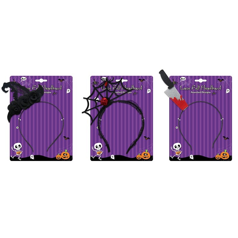 Cài Tóc ren nhiều loại - Phụ kiện trang điểm Halloween Uncle Bills UH02709