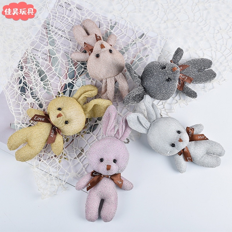 Sỉ 100 gấu mini 12cm trang trí quà,làm móc khoá
