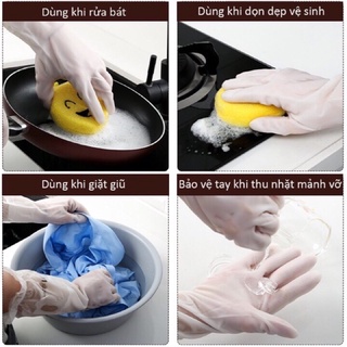Bao tay, Găng tay rửa chén