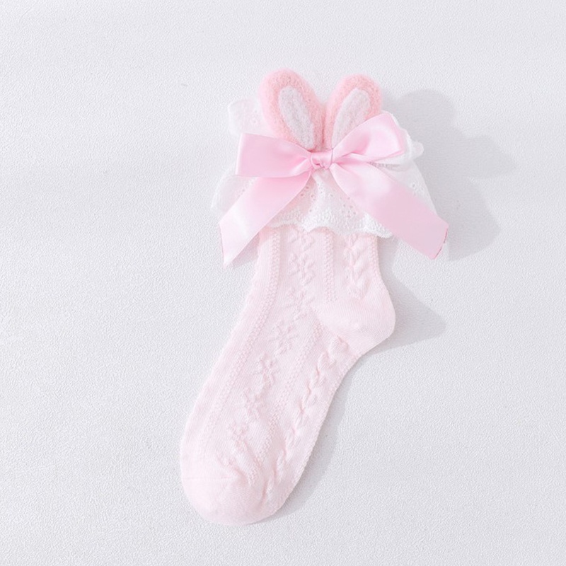 Youyo Vớ Lolita Mắt Cá Chân Phối Ren Đính Nơ Họa Tiết Hoa Ngọt Ngào Phong Cách Nhật Bản Cho Nữ