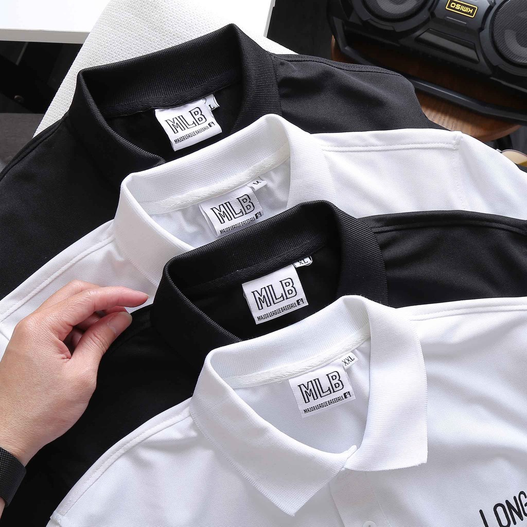 Áo polo nam tay ngắn DoHo, cổ trụ thêu hình nổi bật, chất liệu cotton mặc thoáng mát, thấm hút mồ hôi cực tốt | BigBuy360 - bigbuy360.vn