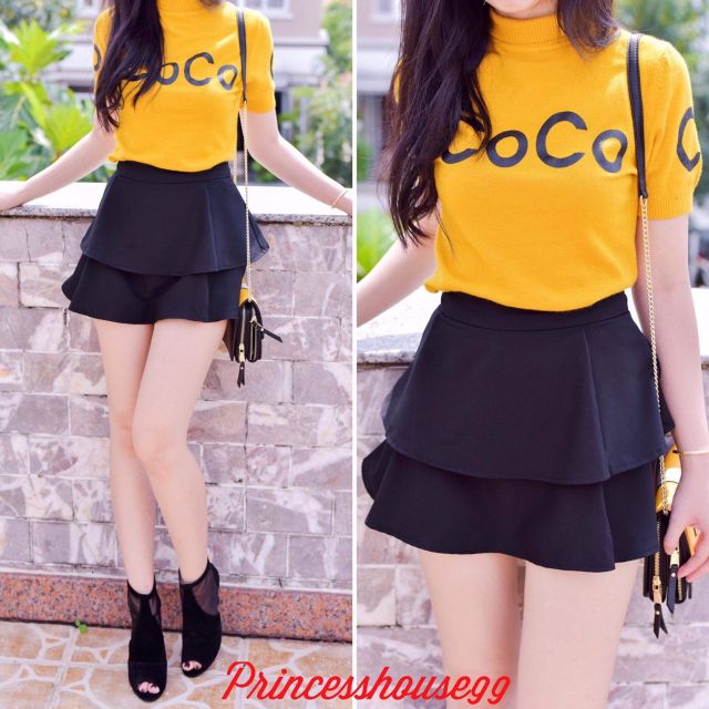 Chân váy tầng vải đẹp như hàng cao cấp ALOHASHOP91