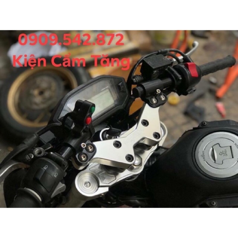 Ghi đông nhôm 3 khúc composimo cho honda msx 125