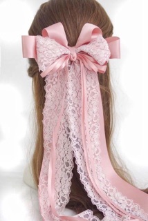 Kẹp nơ ren lolita