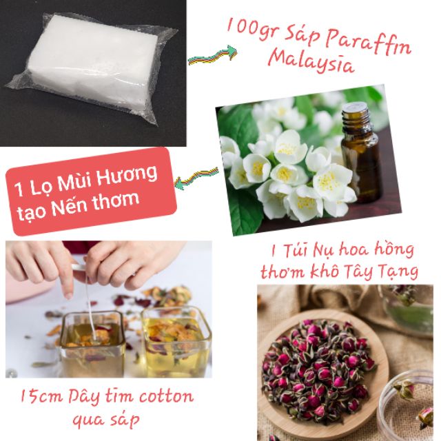 Hướng dẫn cách làm nến thơm tại nhà đơn giản 3