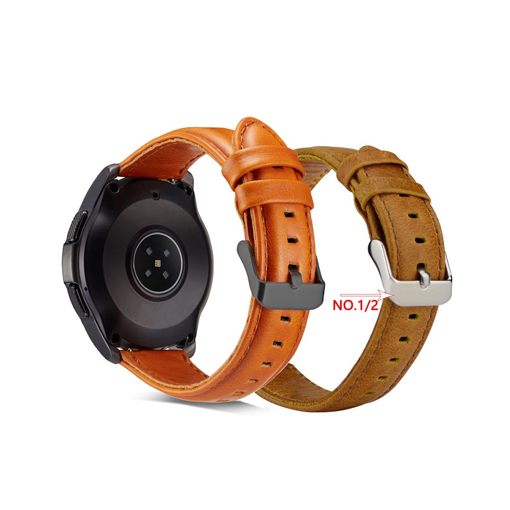 22mm Dây đeo bằng da bò cho đồng hồ thông minh Huami Amazfit Pace