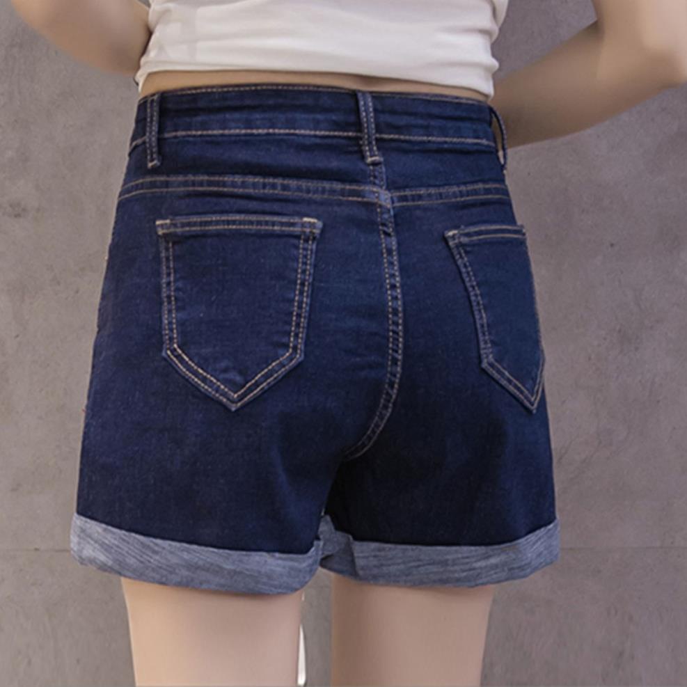 Quần short jean cho người béo mập - QBEO065 ASS