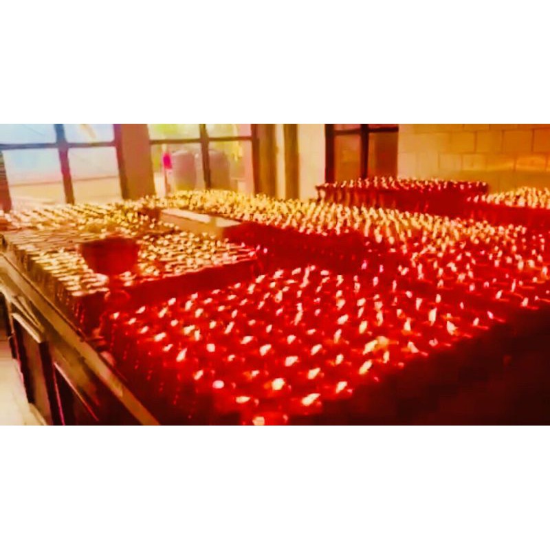 100 viên nến bơ tealight sạch cháy 2h, 3h/viên