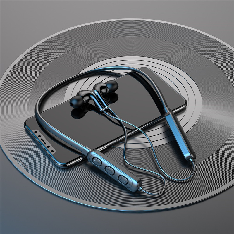 Tai Nghe Bluetooth Không Dây 5.0 Có Mic Thiết Kế Thể Thao