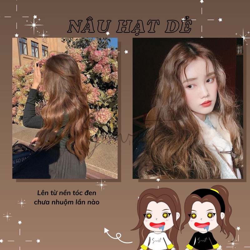 Thuốc nhuộm tóc Nâu hạt dẻ