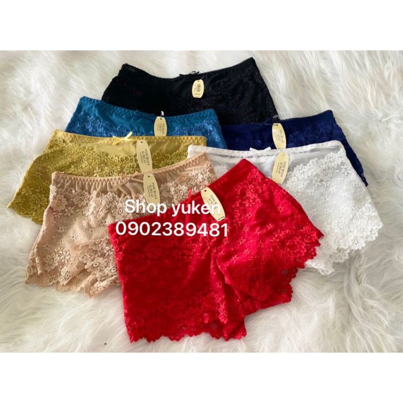 ♥️Quần Váy Ren 2 Lớp♥️Quần Bảo Hộ-Chíp Váy 5436