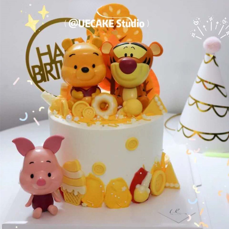 Phụ Kiện Trang Trí Bánh Kem Hình Động Vật Dễ Thương