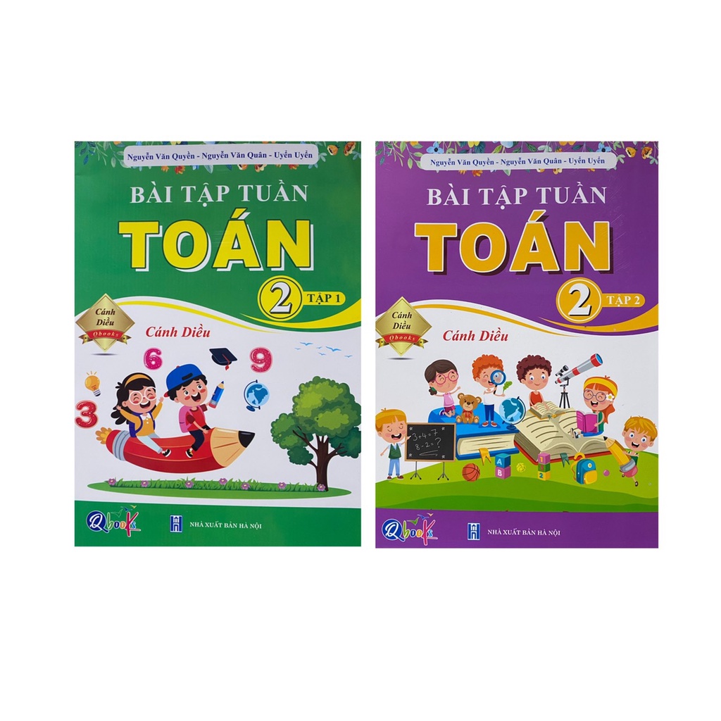 Sách - Combo Bài tập tuần Toán 2 ( Cánh diều )