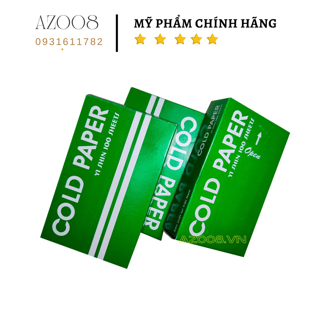 Hộp giấy uốn lạnh dùng kèm thuốc uốn lạnh az008